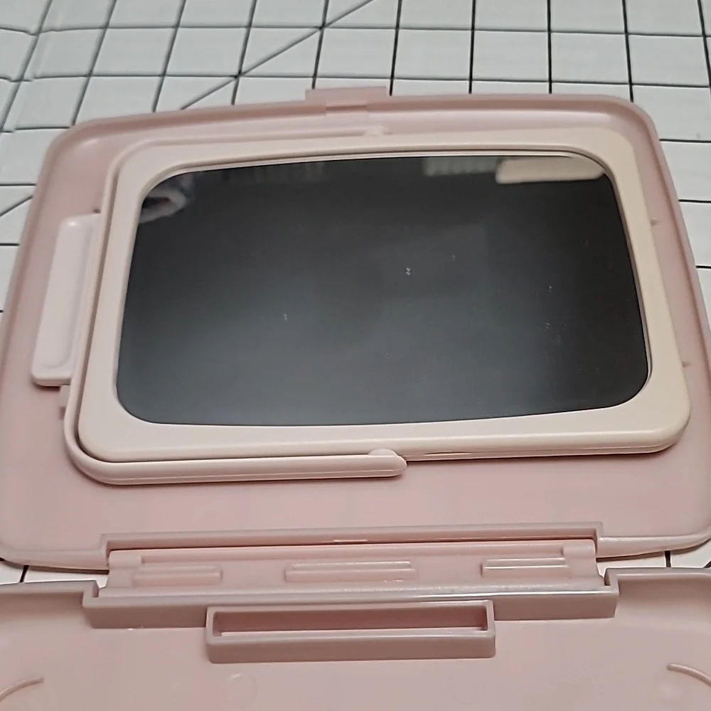 Vintage Mary Kay‎ Consultant Pink Travel Mirror New Old Stock